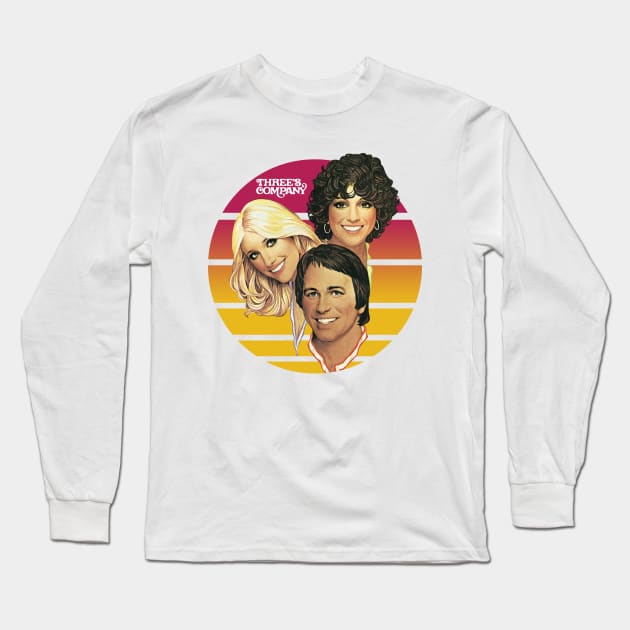 sitcom vintage  70s Long Sleeve T-Shirt by  ABHDArts